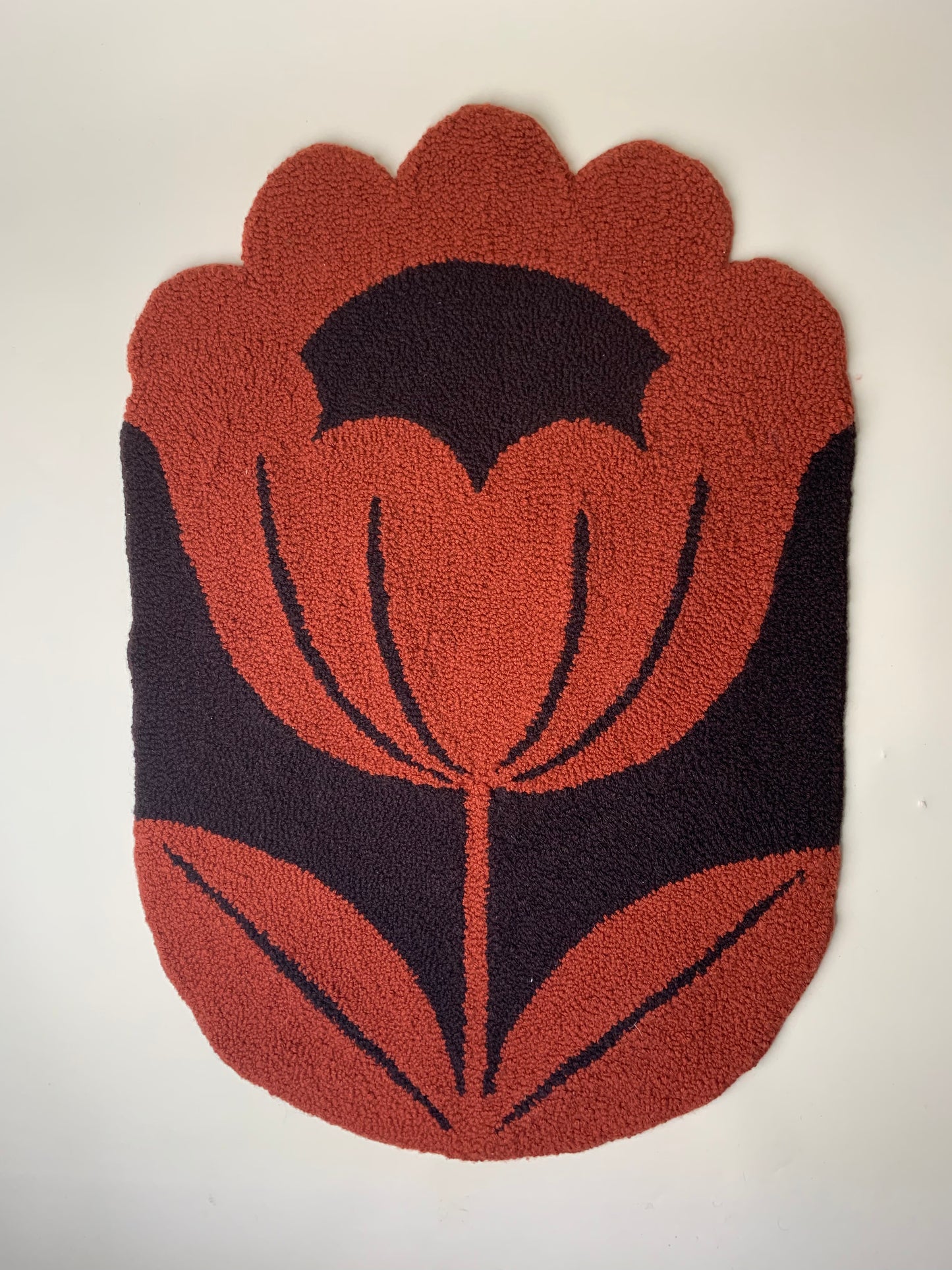 Tapis 100% laine - Fleur d’automne