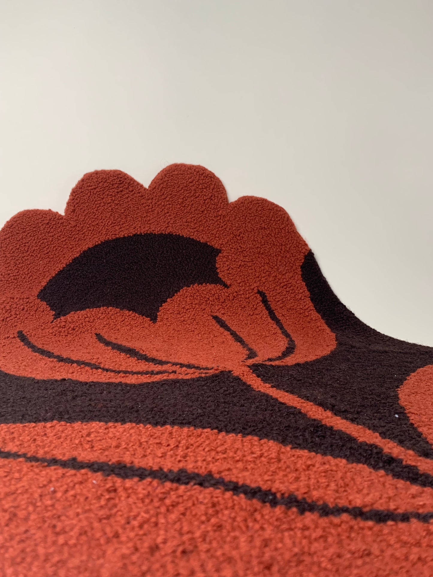 Tapis 100% laine - Fleur d’automne